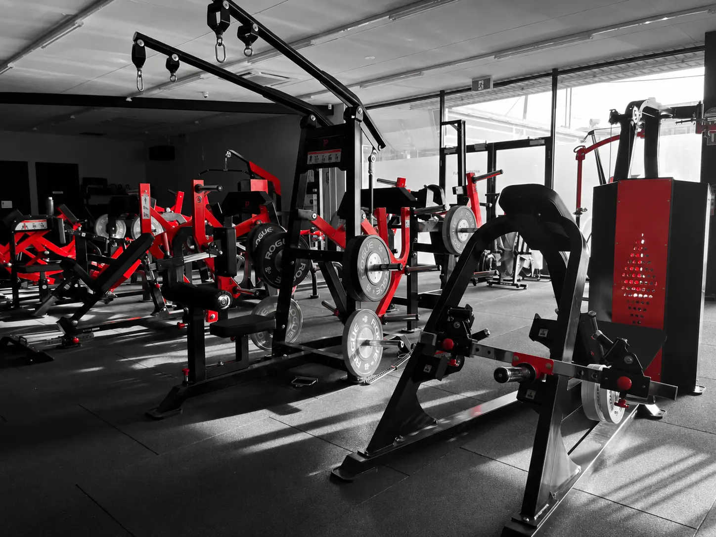 Team Prime gym floor and strength equipment in Ascot Vale